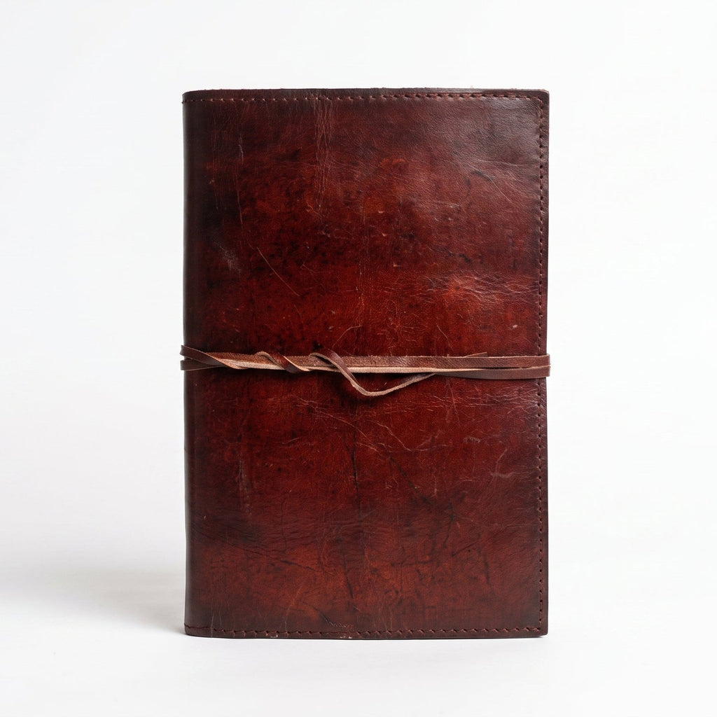 Handcrafted Tree of Life Embossed Leather Journal | 100 Blank Pages | Diary, Grimoire & Sketchbook | 8.5x6 Inch